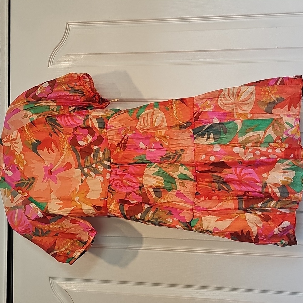 1 State Floral Mini Dress Sz Xs NWT - Picture 7 of 11